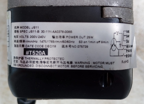 Motore 220v inclinazione tapis - motore,